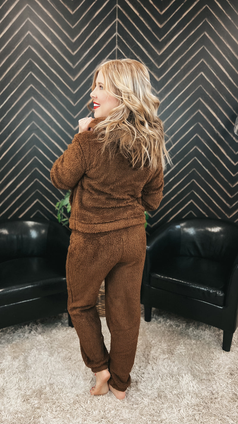 Teddy Lounge Set: Brown