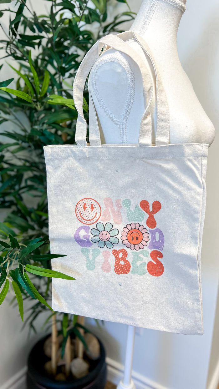 Good Vibes Tote Bag *AS IS SALE*