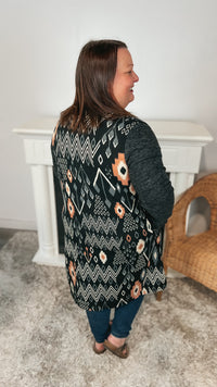 Cassandra Printed Cardigan