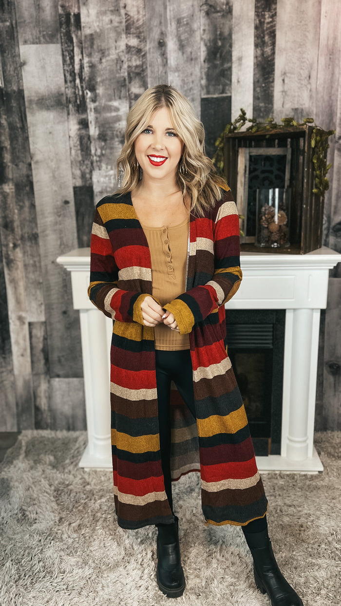 Hailey Stripe Cardigan