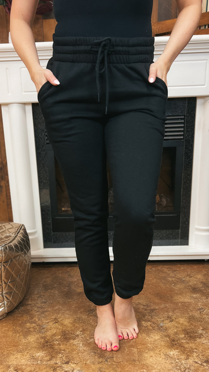 Jamie Jogging Pants: Black