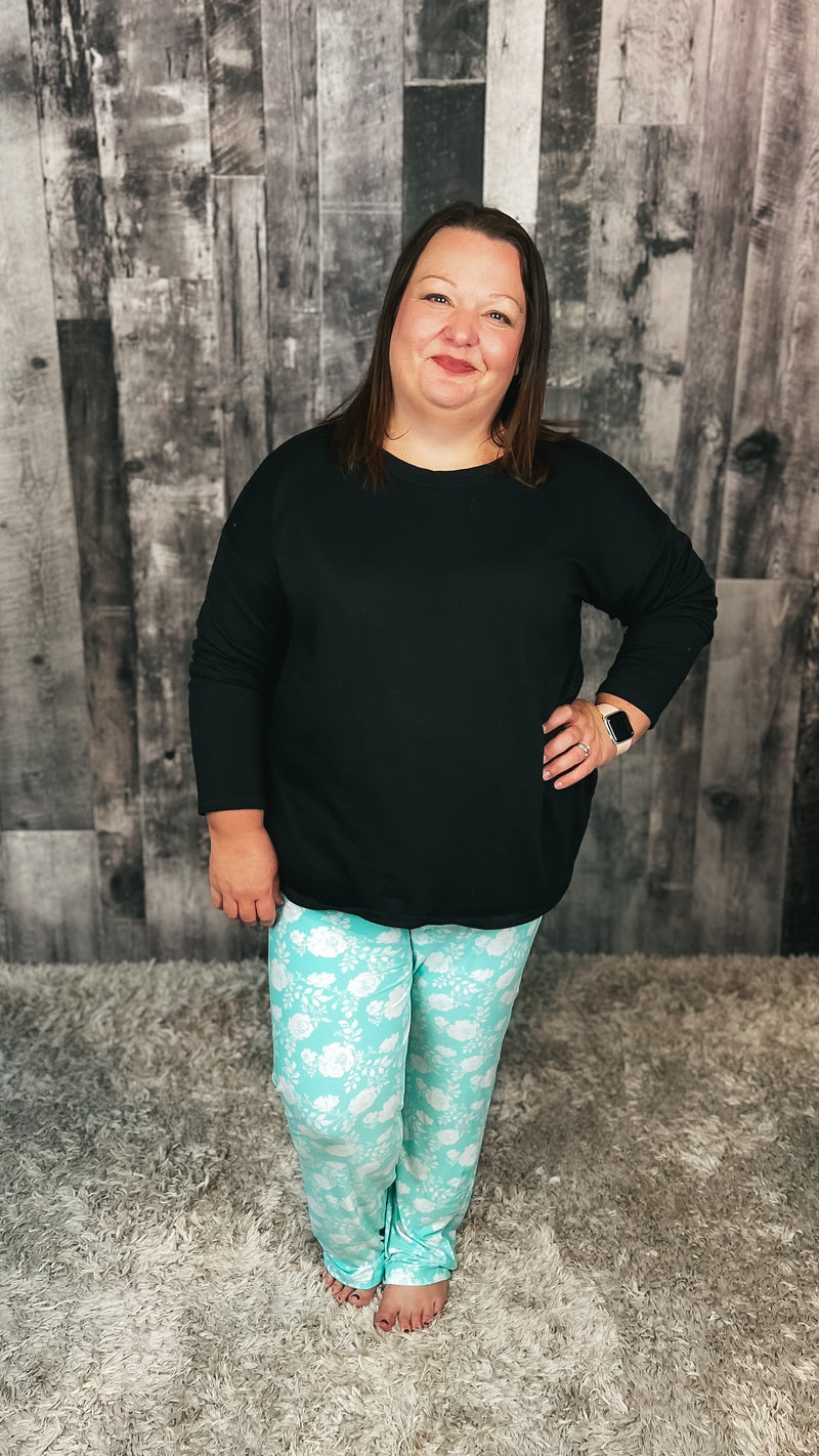 Courtney Pajama Pants: Mint