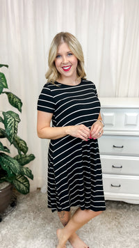 Victoria Striped Dress