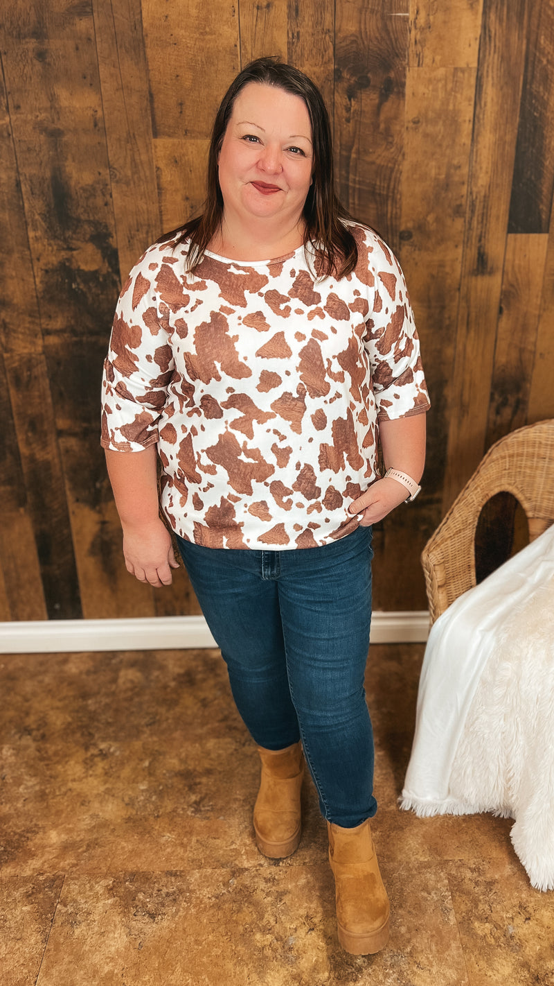 Lisa Animal Print Top