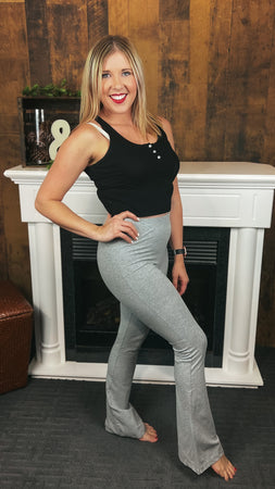 Cheyenne Flare Leggings: Navy