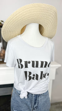 Brunch Babe Graphic Tee: Ivory *SALE*