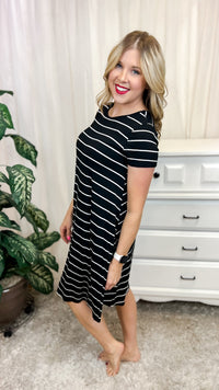 Victoria Striped Dress