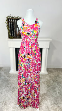 Madison Maxi Dress: Pink Mix *SALE*