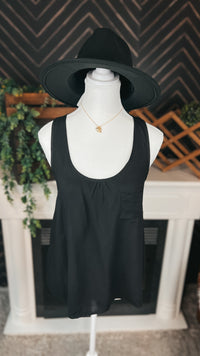 Melody Blouse Tank: Black *SALE*