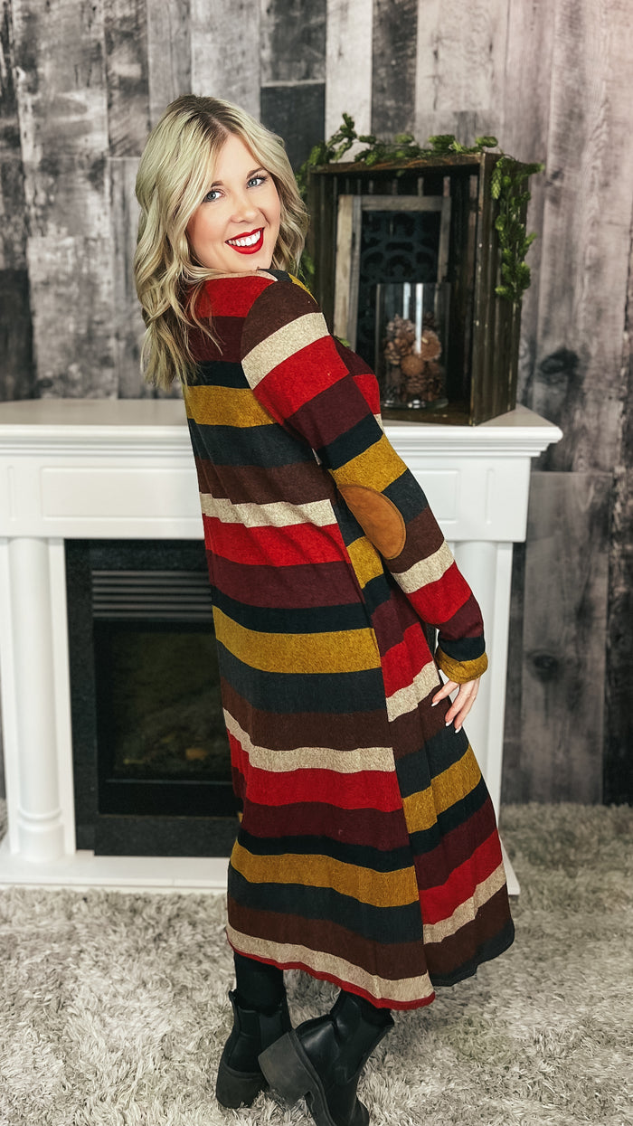 Hailey Stripe Cardigan