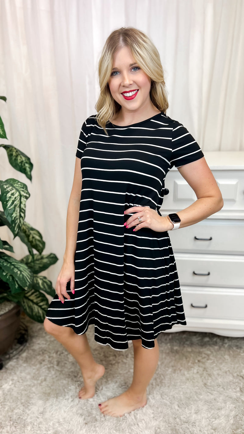 Victoria Striped Dress