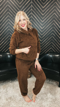 Teddy Lounge Set: Brown