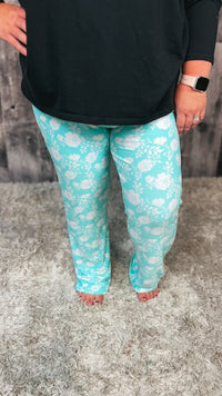 Courtney Pajama Pants: Mint