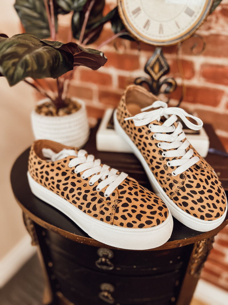 Shelley Leopard Sneaker