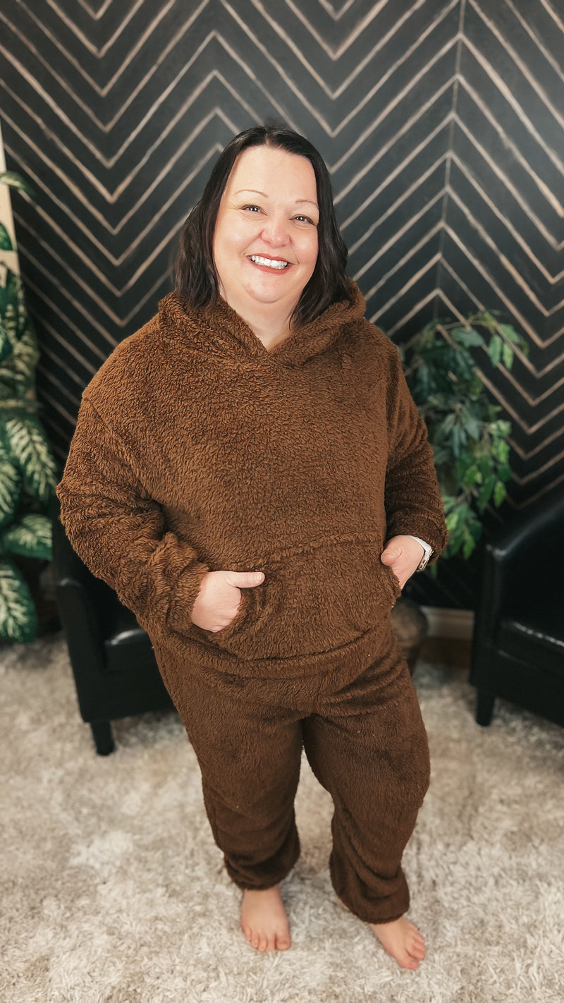 Teddy Lounge Set: Brown